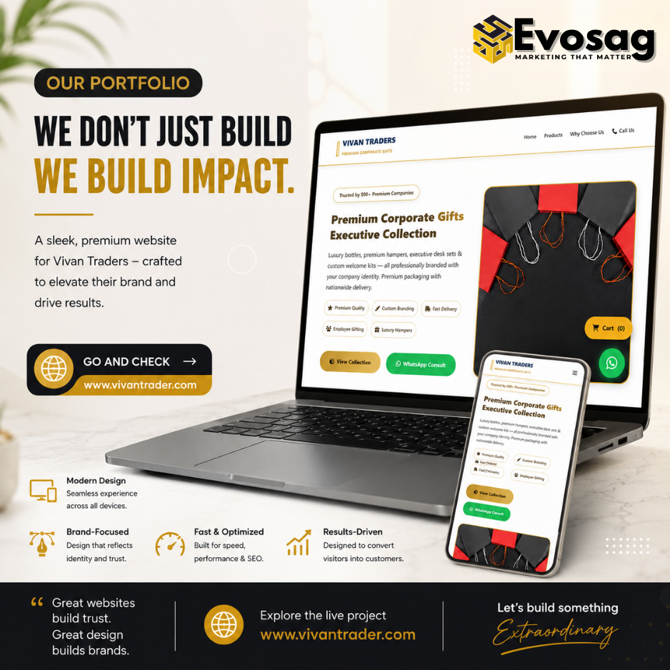 Vivan Traders website project