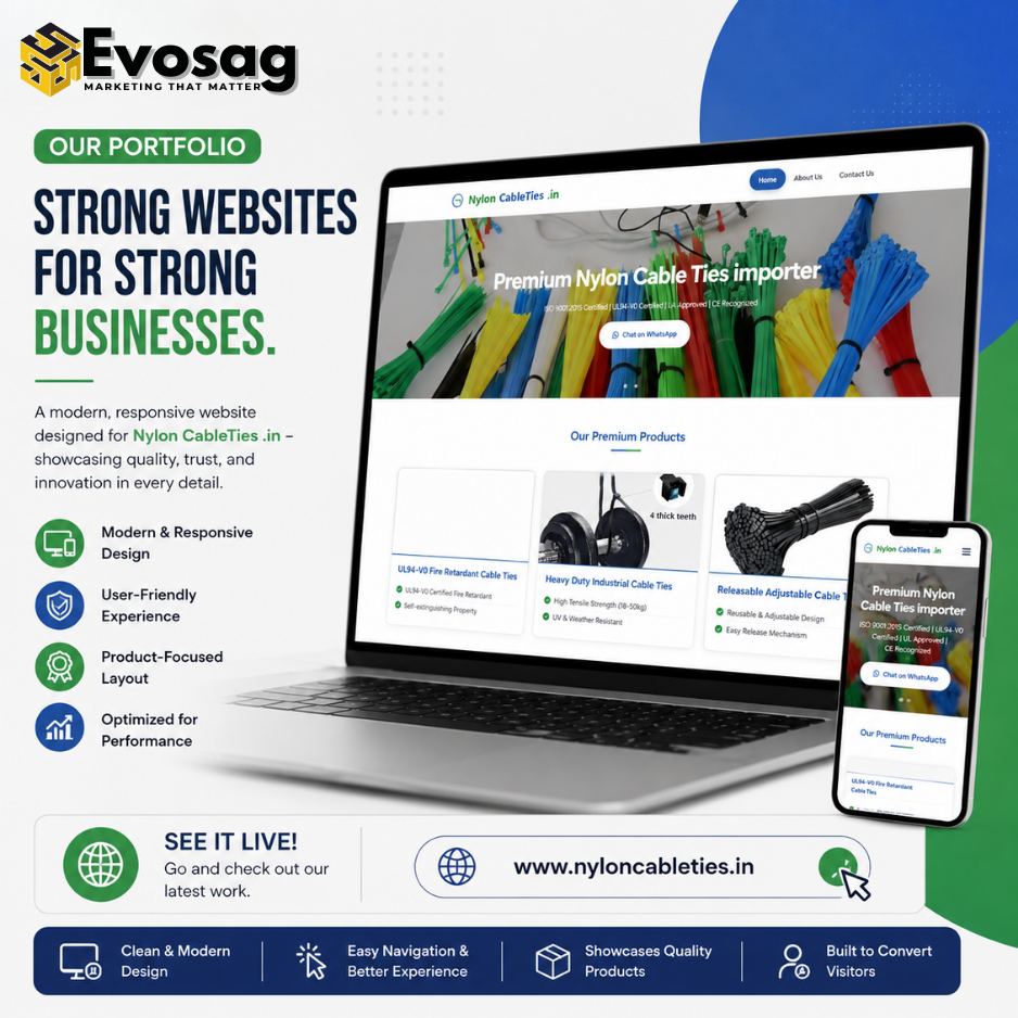 Nylon Cable Ties website project